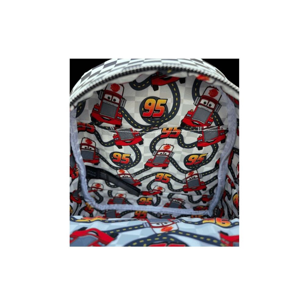 NWT Loungefly Disney Pixar Cars Exclusive Mack Cosplay Glow Mini Backpack - Picture 3 of 3